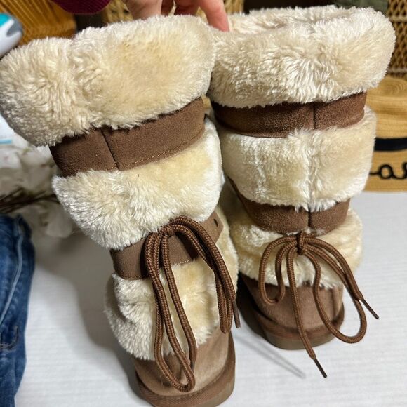 Natural Reflections Bernie Shearling Faux Fur Winter Boots - Picture 5 of 9